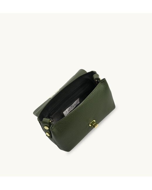Apatchy London Green The Maisie Mini Leather Bag