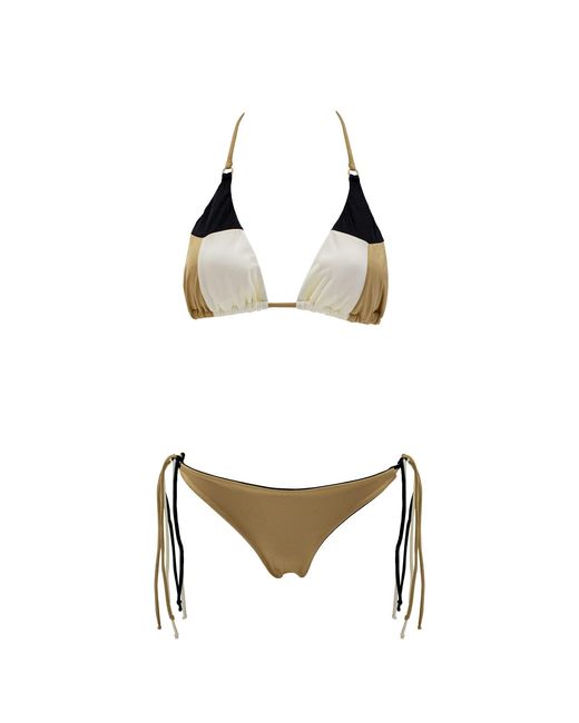 Aulala Paris Metallic Gatsby's Reversible Bikini