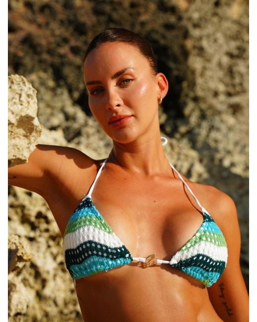 Shooni Green Suki Bikini Top