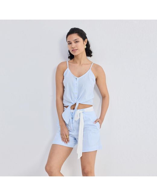 REISTOR Blue Regular Fit Shorts