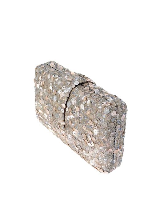 Simitri Gray Cloud Kitsch Clutch