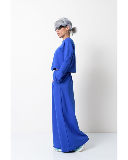 Clothes by Locker Room Blue Royal Two Piece Tracksuit Set For