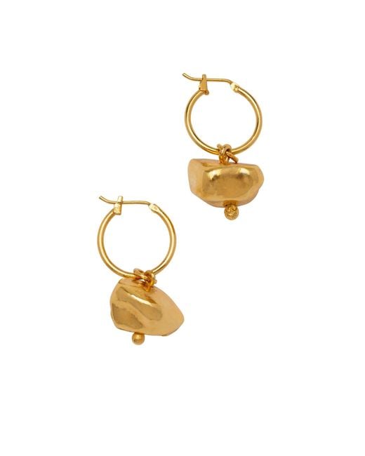 Jaredjamin Metallic Golden Nugget Earring Charms