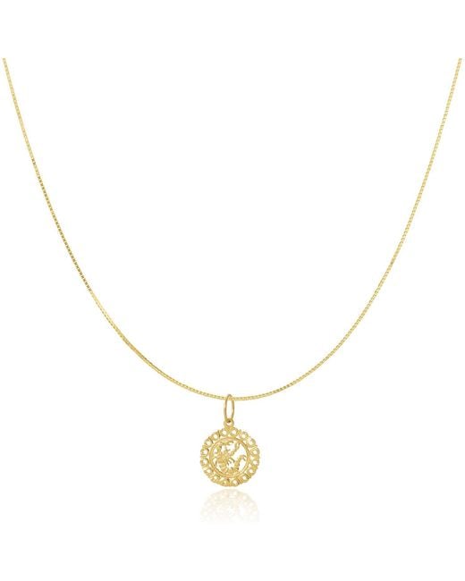 Maya Brenner Metallic Zodiac Necklace
