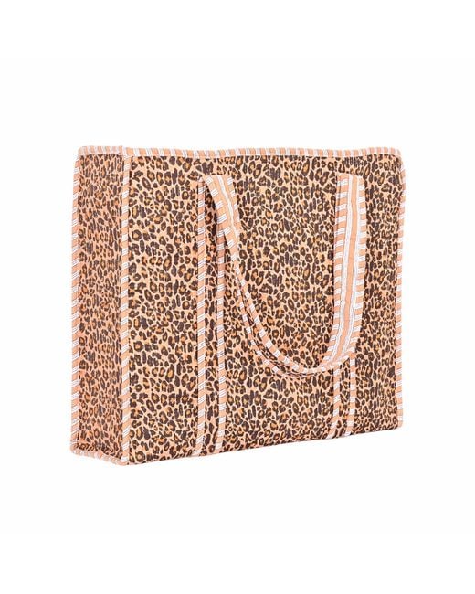 Conscious Yoga Collective Pink The Leopard Tote