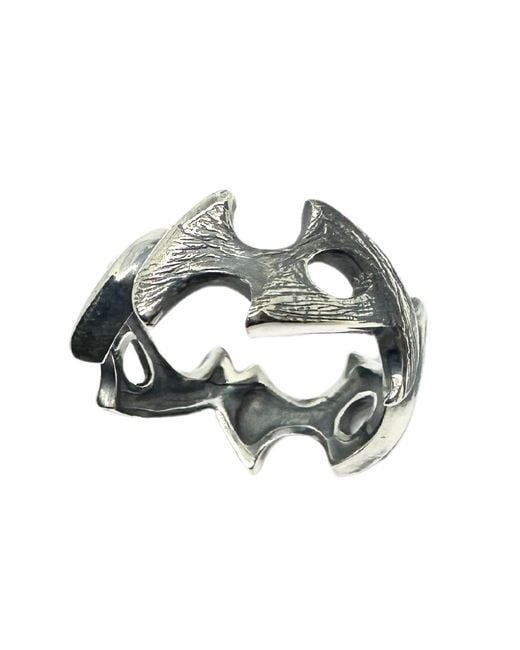 Tg-Jewellery by Tamara Gervasio Green Spike Ring – Sterling, Lost Wax Carving for men