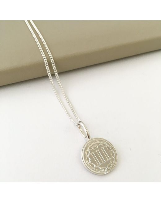 Katie Mullally Metallic American Coin Necklace