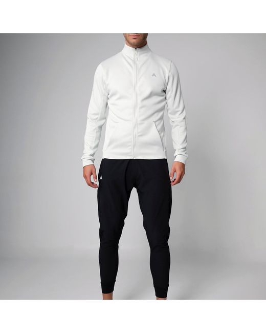 Aora Athletics Gray Performance Eco-Friendly Jacket For Gym, Yoga, Running, And Everyday Wear for men