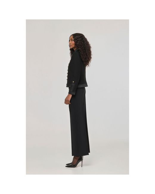 The Extreme Collection Black Military Blazer With Embroidery