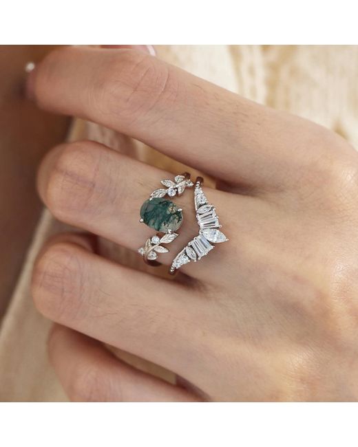 Azura Jewelry New York White Hillcrest Ring Vermeil