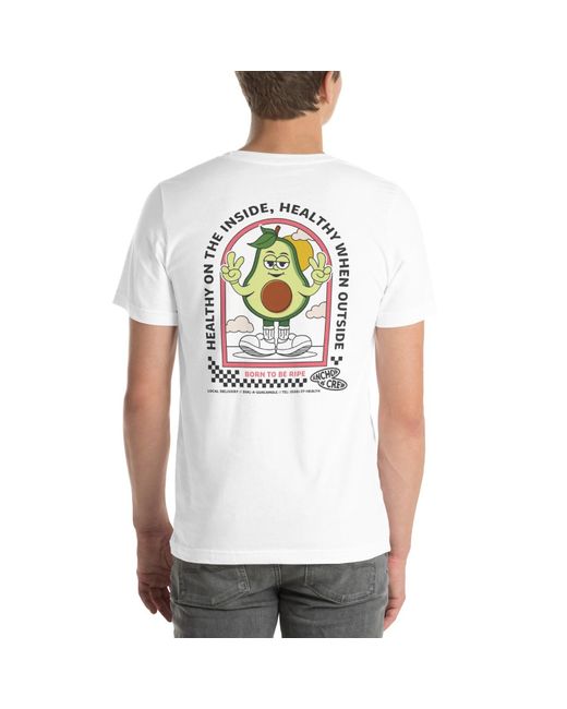 Anchor and Crew White Ripe Avocado Dial-A-Local Organic Cotton T-Shirt for men