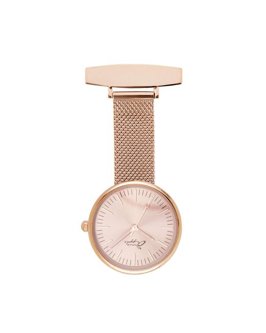 Bermuda Watch Company White Venus Interchangeable Rose Gold/lilac Leather