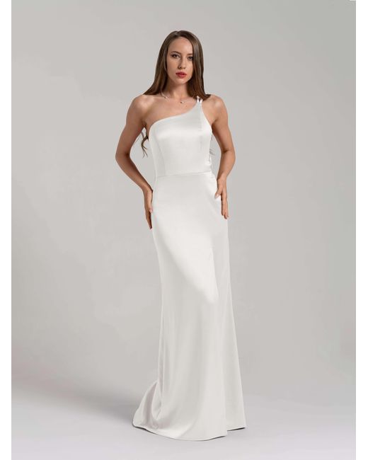 Tia Dorraine White Goddess Of Love Long Gown