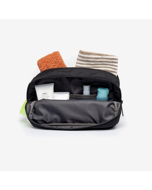 Lefrik Black Kei Double Washbag Lime Vandra