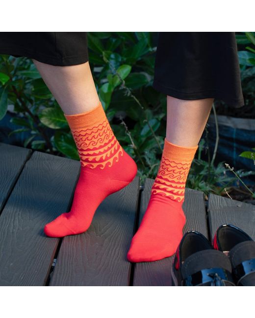 Peper Harow - Made in England Red Wave Socks Bundle
