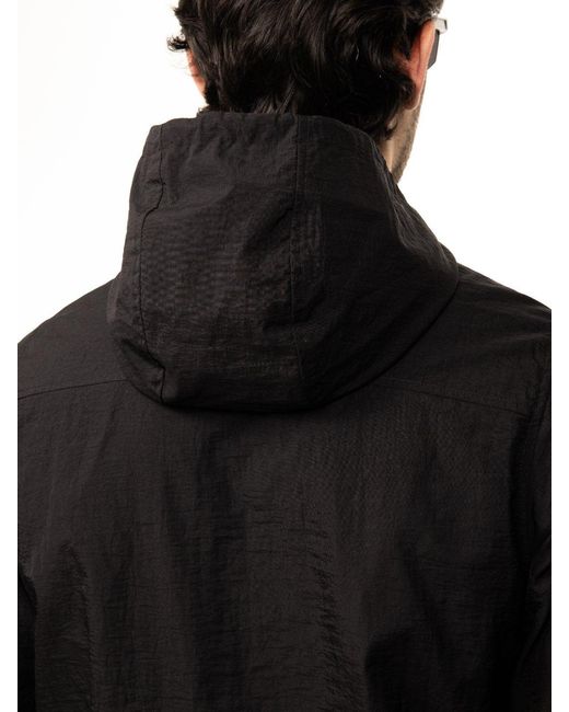 Saved Lab Black Windbreaker for men