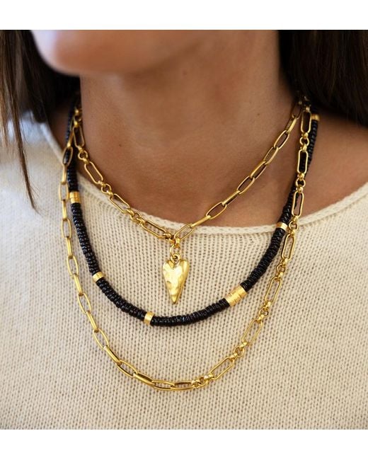 Loni Paul Jewelry Metallic Mixed Link Short Layering Chain