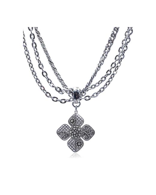 Bayemeyc Metallic Giardino Multi Chain Necklace