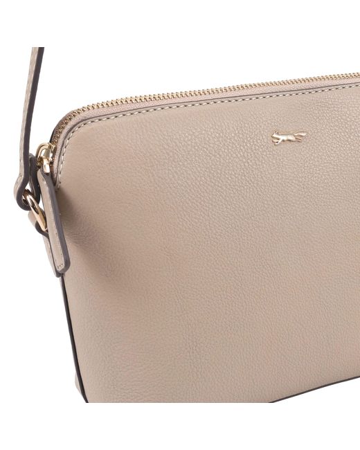 Paul Costelloe Natural Lenya Leather Crossbody Bag