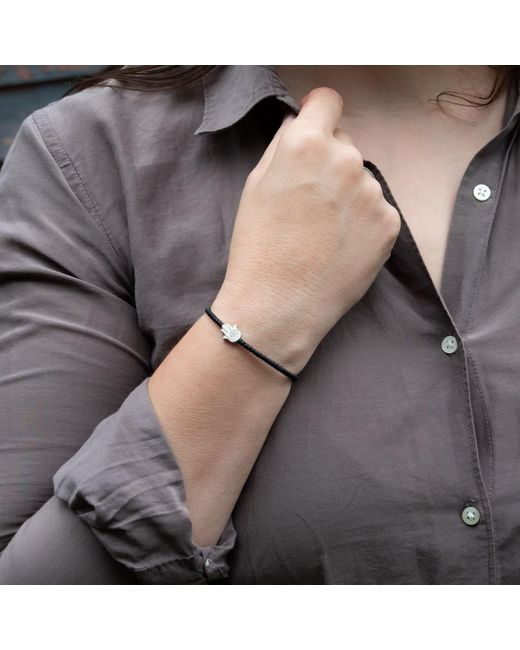 Harbour Uk Brown Hamsa Rope Bracelet