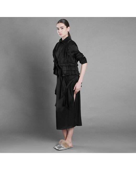 Silvia Serban Black The Heron Vest