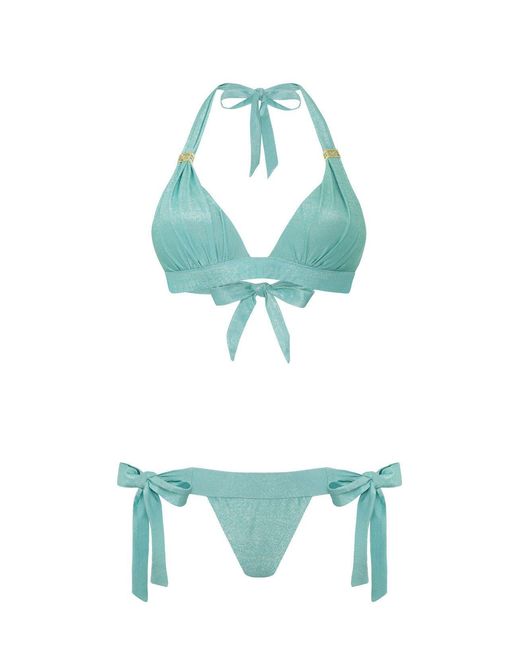 Leyla Maya Ltd Green Annie & Natasha Bikini Set