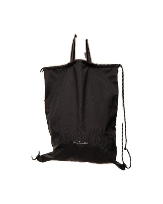 Saved Lab Black Tote Bag for men