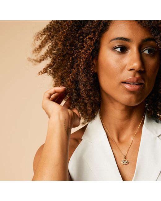 Charlotte's Web Jewellery Metallic Third Eye Chakra Vermeil Necklace