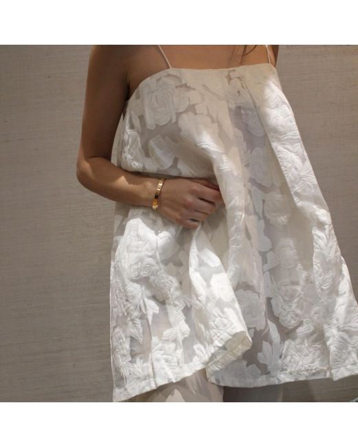 Boutique Kaotique White Flowy Top
