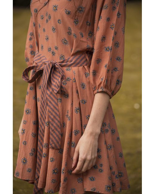 Em & Shi Pink Cinnamon Daisy Mini Dress