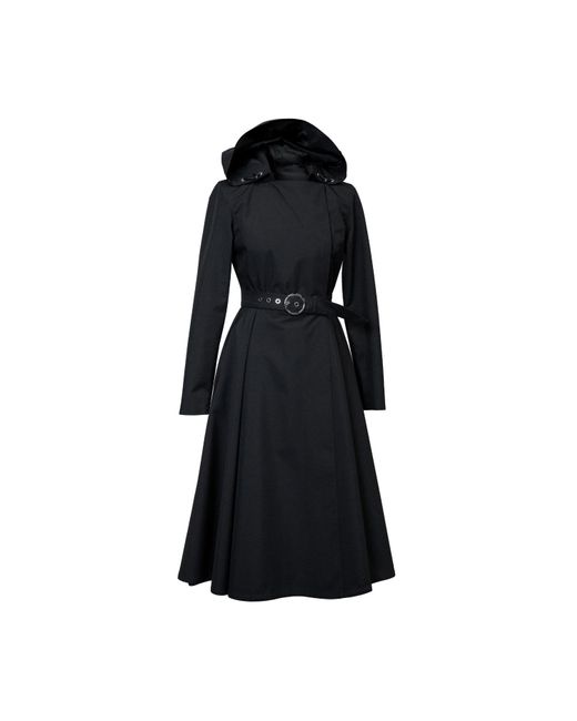 RainSisters Black Trench Coat For Spring: Timeless