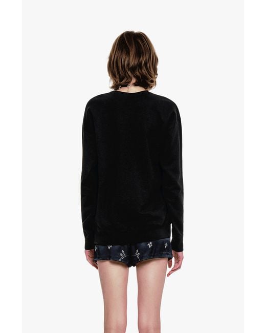 Anna Sui Blue Butterflies Sweatshirt