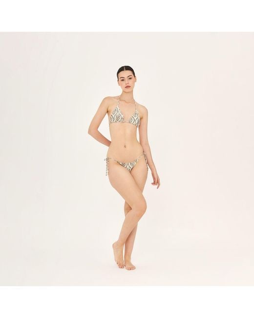 Aguaclara White Sultana Triangle Top