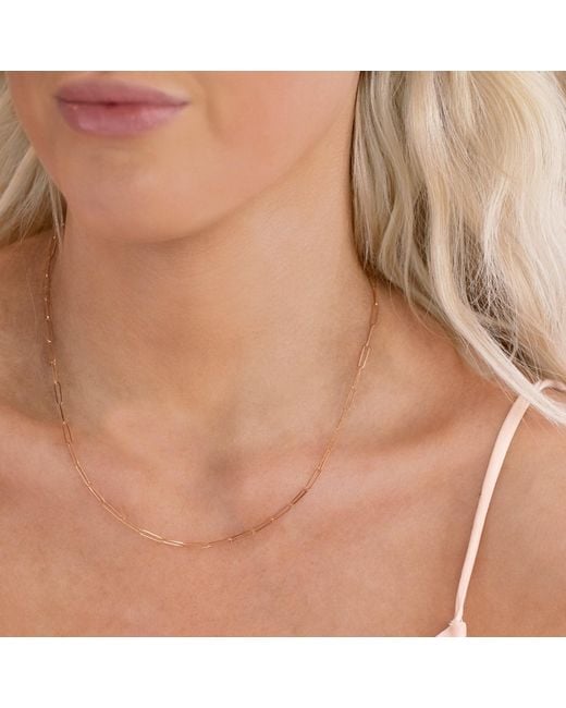 Maya Brenner Metallic Element Long Link Chain