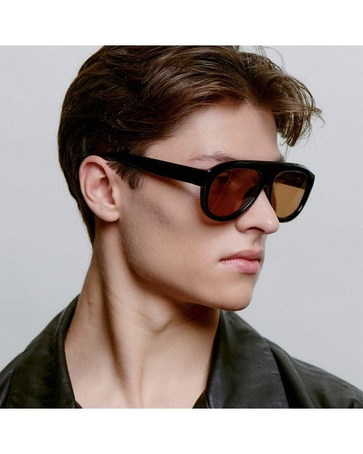 A.Kjærbede Brown Rio Sunglasses