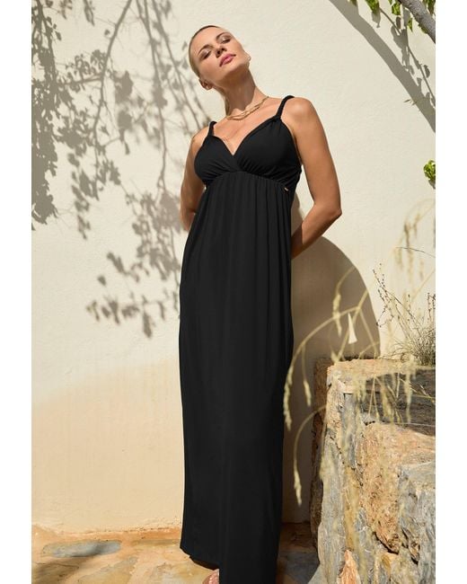 Chic by Lirette Black Maxi Jurk Natural