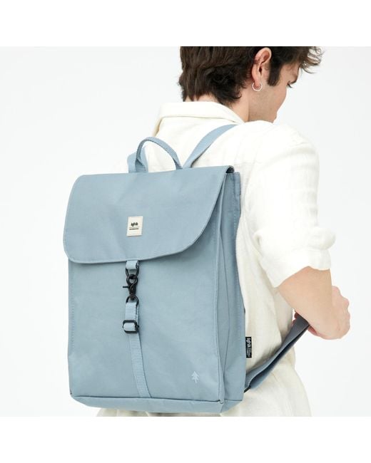 Lefrik Blue Handy Mini Backpack Stone