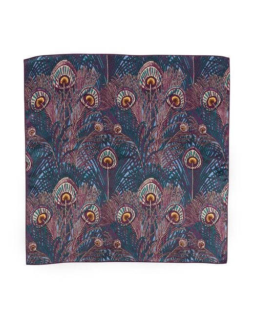 LE COLONEL Blue Liberty Queen Hera Silk Square