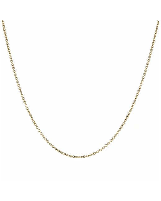 Rahul's Jewels Metallic 16"-18" Adjustable Foundations 14 Karat Cable Chain