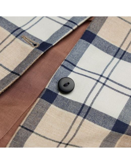 NUMBAT Gray Cecily Tartan Wool Waistcoat