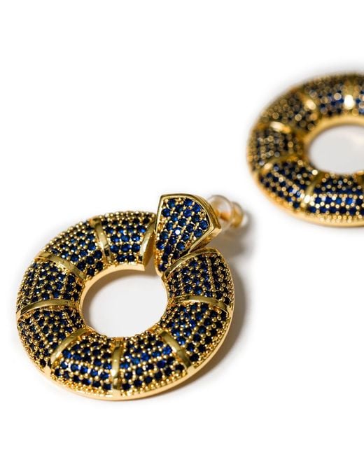 Kybele Studio Metallic Donut Hoop Earrings
