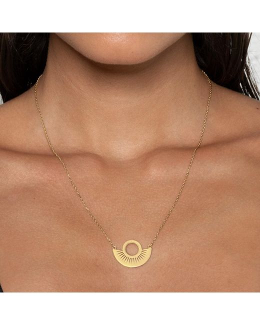 Zoe & Morgan Metallic Pocket Full Of Sunshine Necklace
