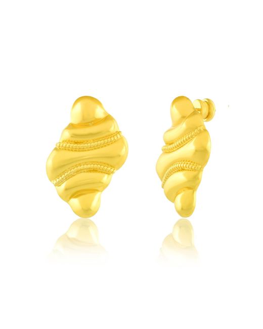 Arvino Yellow Vintage Shell Earrings