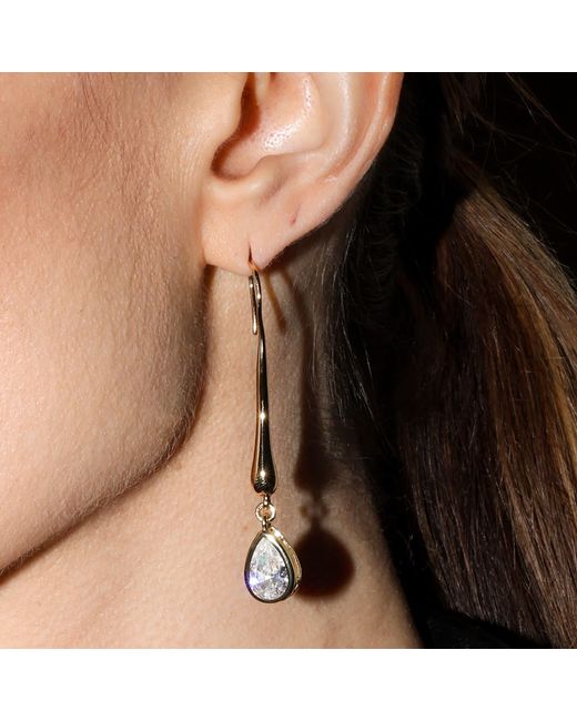Studio Baloge Metallic Suspendue Goutte Earrings