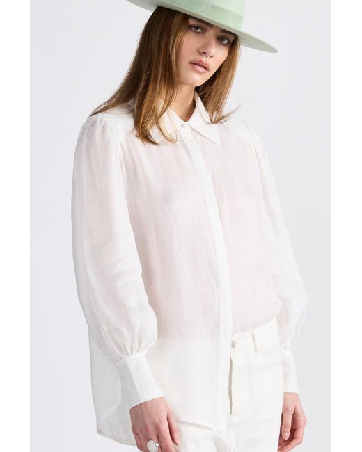 Dref White Prague Relaxed Shirt