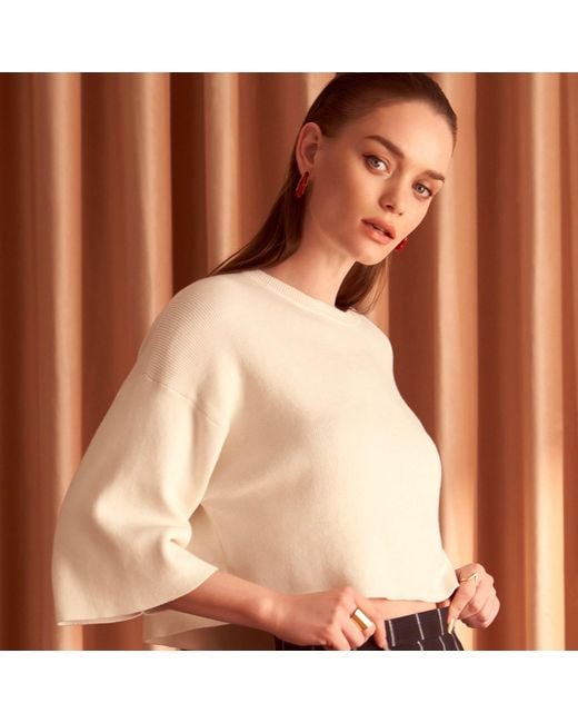 Emma Wallace White Raisa Top