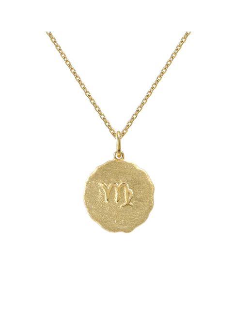 Hye Jane Jewelry Metallic Virgo Zodiac Necklace