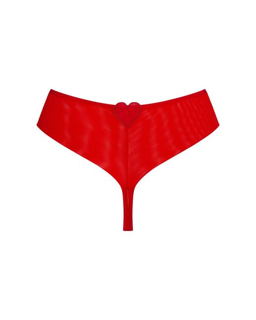 BonBon Lingerie Red Griselda Thong