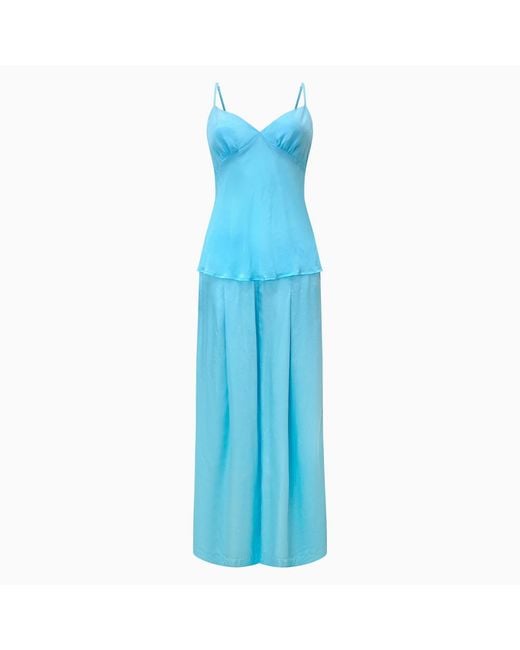 Why Mary Blue Aqua Cami Slip Top