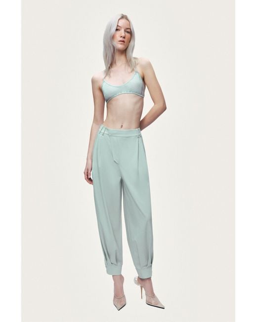 Nocturne Green Draped Harem Trousers